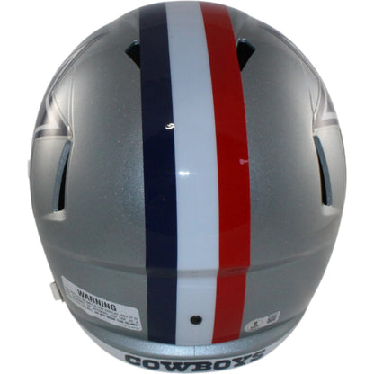 Roger Staubach Dallas Cowboys Autographed Full Size Throwback Replica Helmet