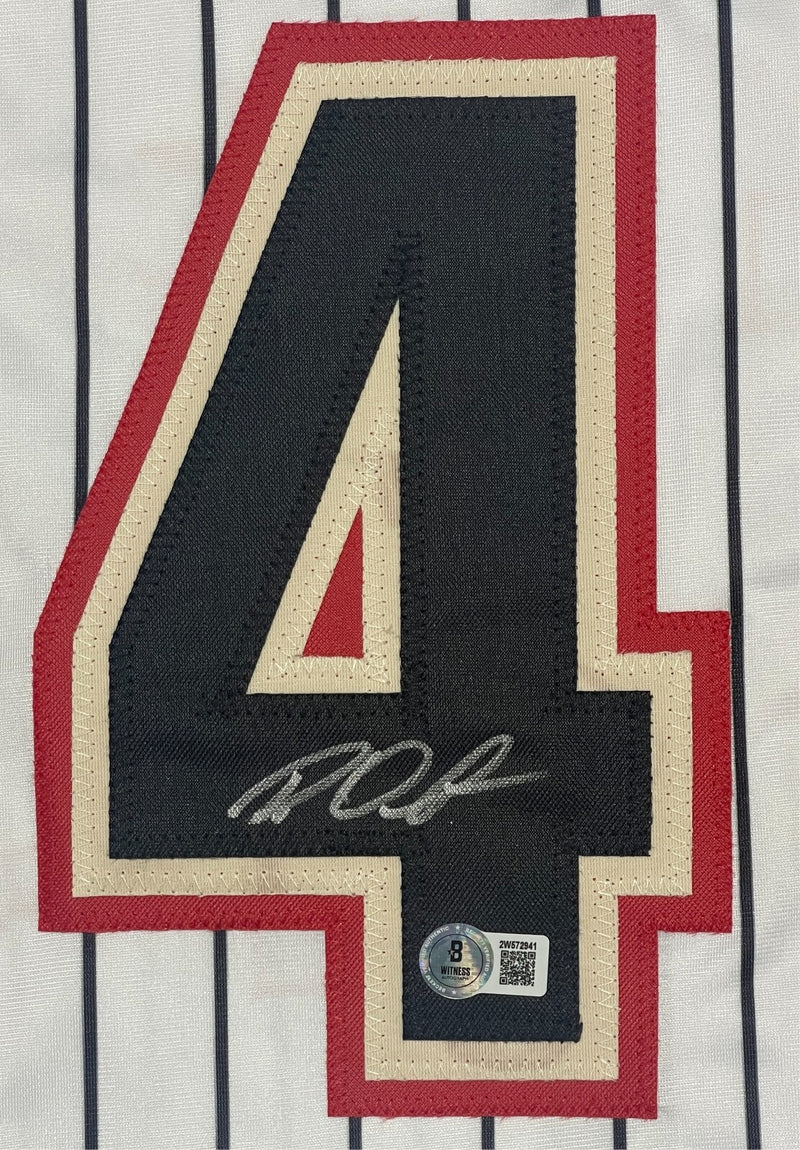 Roy Oswalt Signed Houston Astros Custom Baseball Jersey (Beckett Witness)