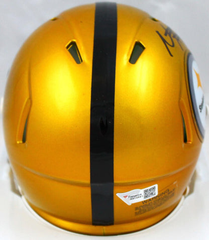Najee Harris Signed Pittsburgh Steelers Flash Speed Mini Helmet