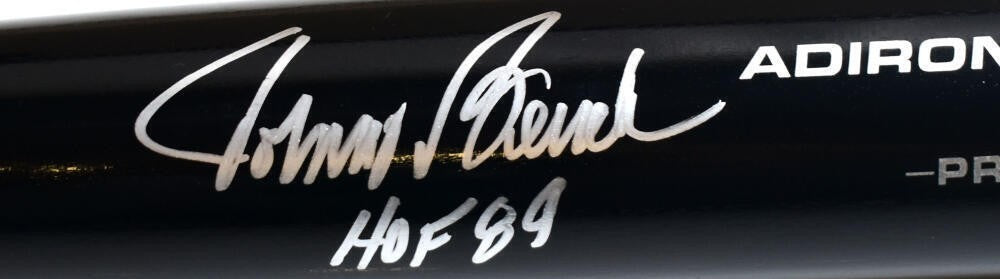 Johnny Bench Signed Rawlings Pro Baseball Bat with "HOF" Inscription