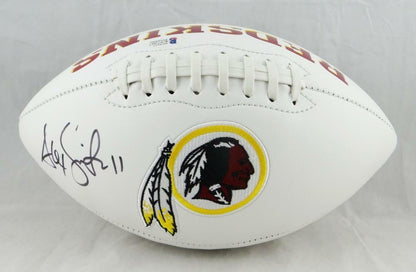 Alex Smith Autographed Washington Logo Football - Black