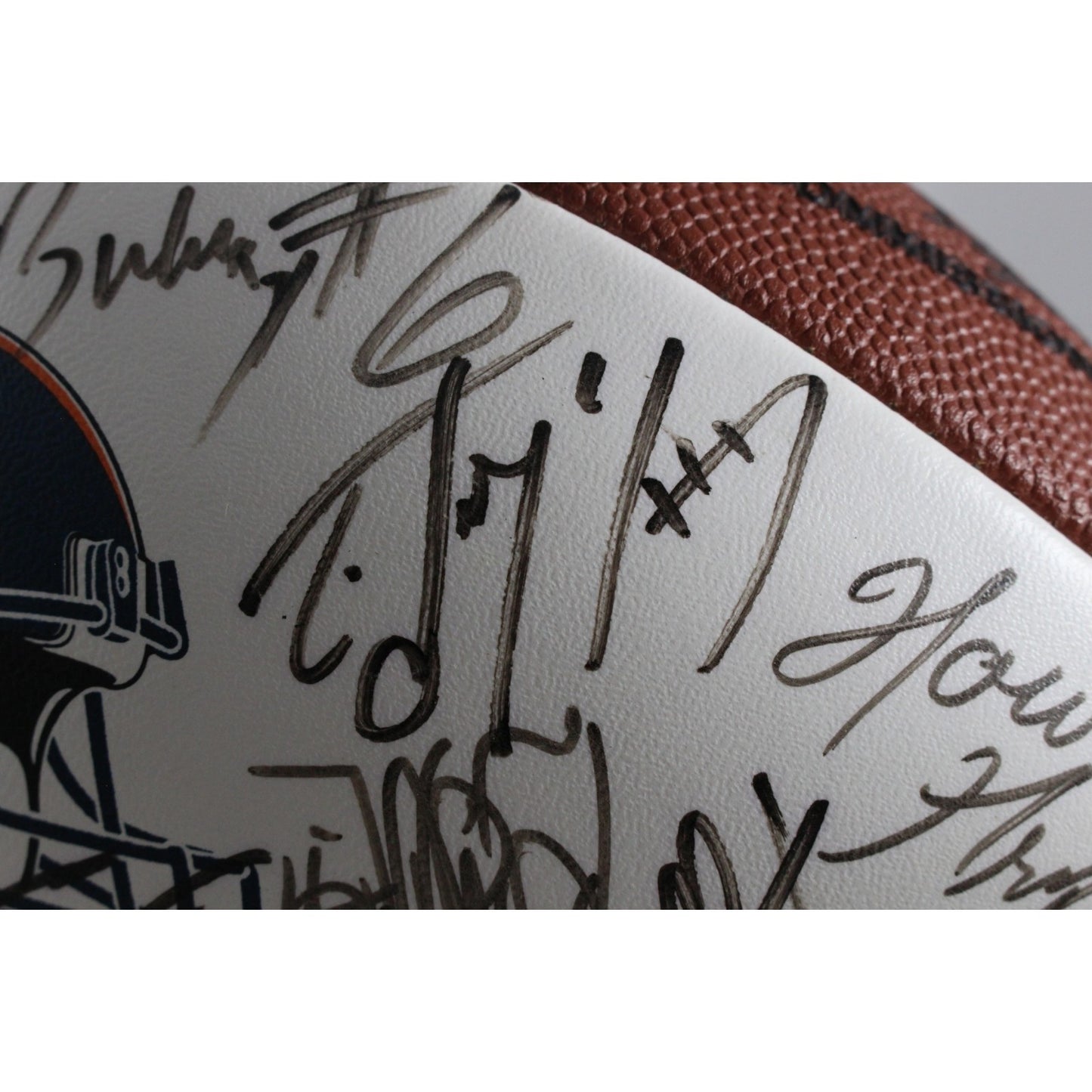 Shannon Sharpe & Pat Bowlen Denver Broncos Multi-Signed 1999 Team Football