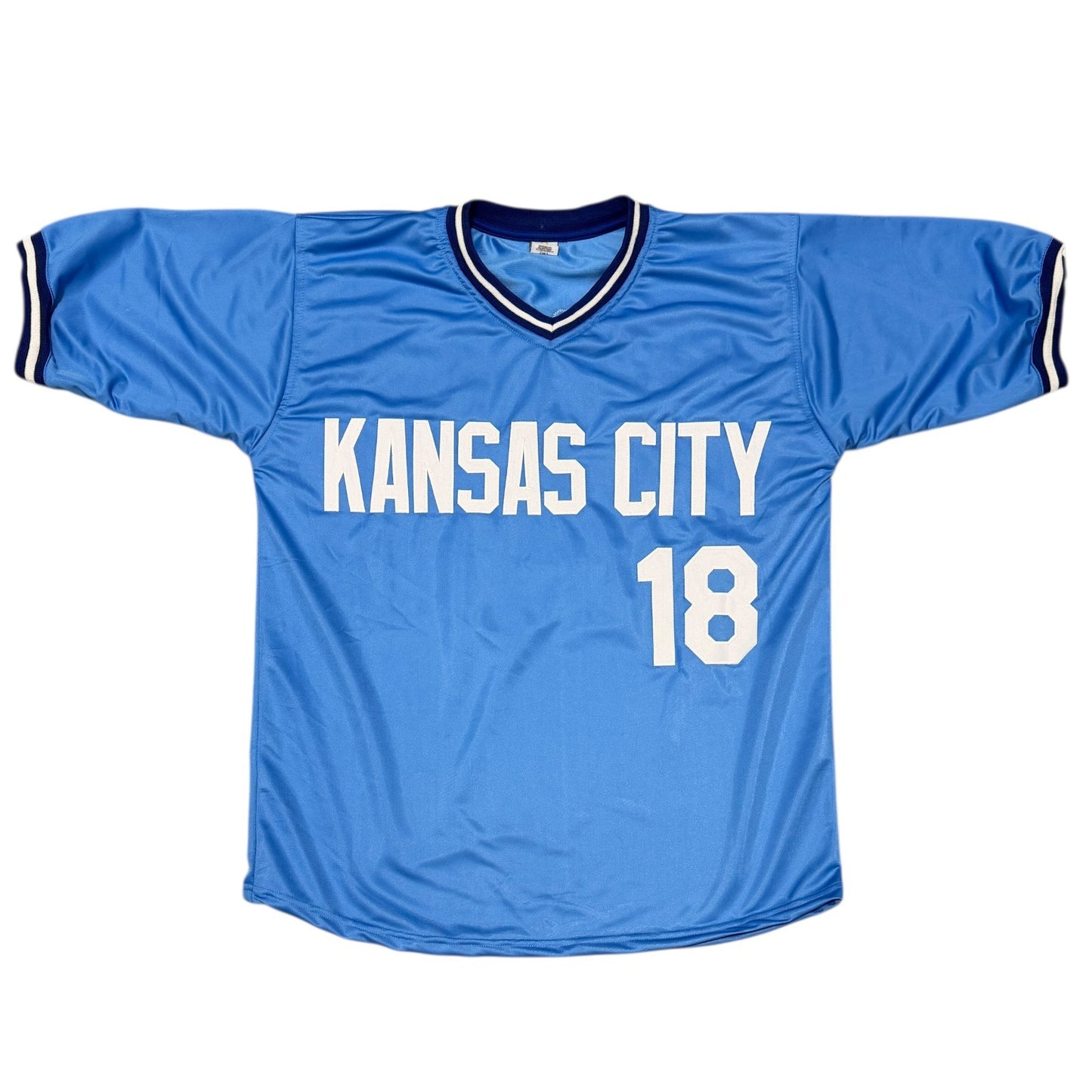 Bret Saberhagen Signed Kansas City Royals Custom Jersey (2x AL CY)