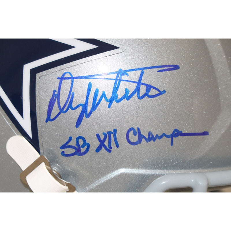 Danny White Signed Dallas Cowboys Full Size Replica Helmet (SB XII Champ)
