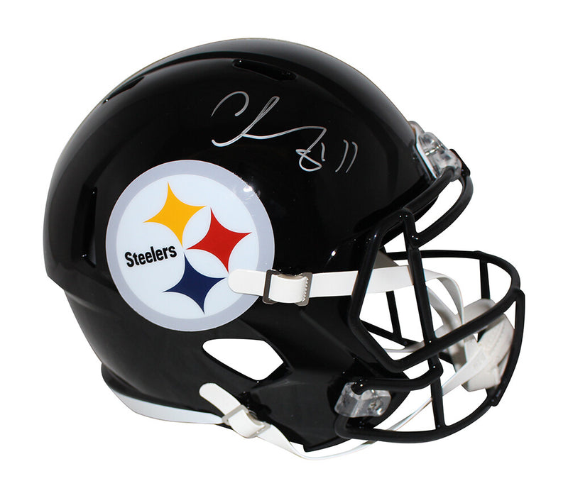 Chase Claypool Signed Pittsburgh Steelers Full Size Speed Replica Helmet BAS