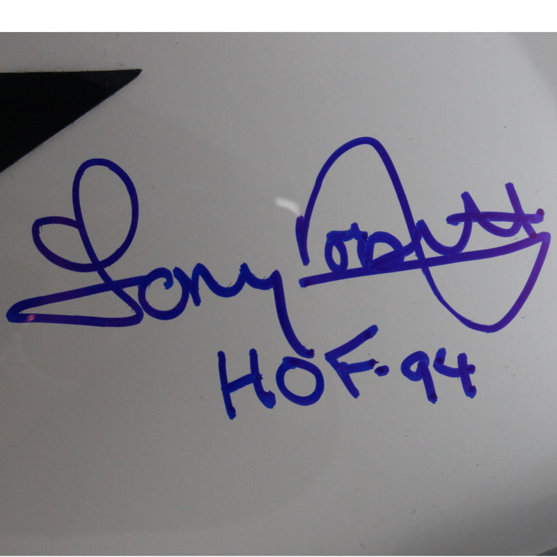 Roger Staubach, Tony Dorsett & Drew Pearson Signed Cowboys Authentic TB Helmet