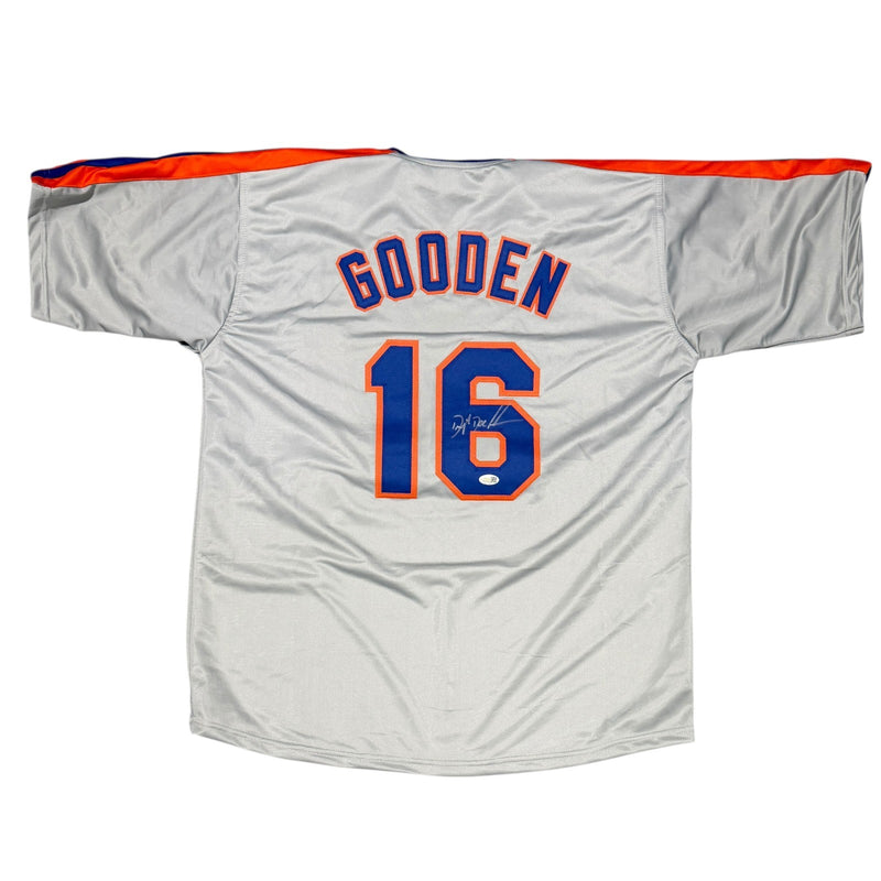 Doc Gooden Signed New York Mets Custom Baseball Jersey (JSA COA)