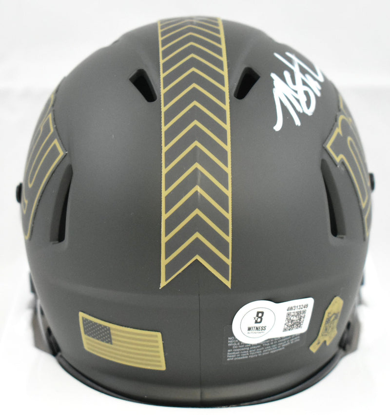 Michael Strahan Signed New York Giants 2025 Salute to Service Mini Helmet