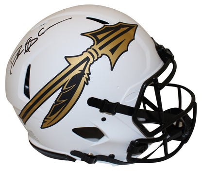 Deion Sanders Signed Florida State Seminoles Authentic Lunar Full Size Helmet