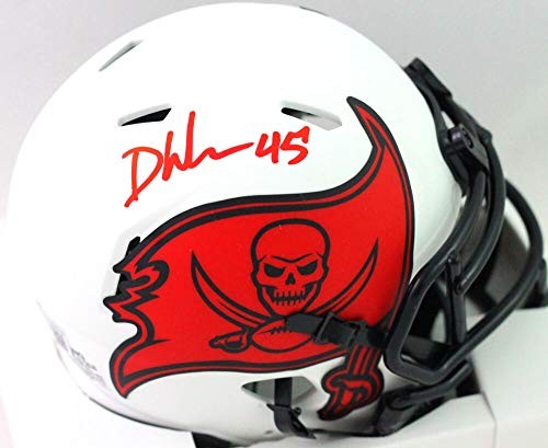 Devin White Signed Tampa Bay Buccaneers Lunar Speed Mini Helmet