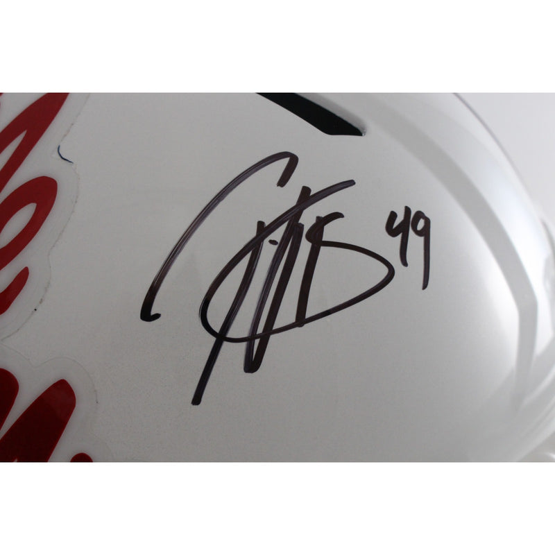 Patrick Willis Autographed Ole Miss Rebels Full Size Replica Helmet