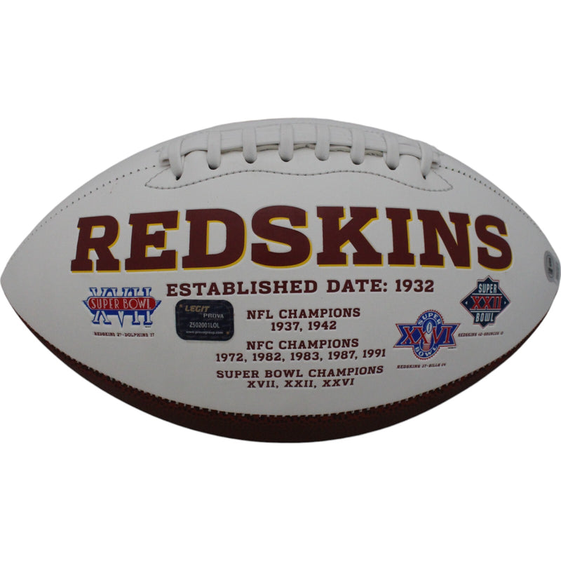 Chris Cooley Washington Redskins Autographed Logo Football (Beckett)