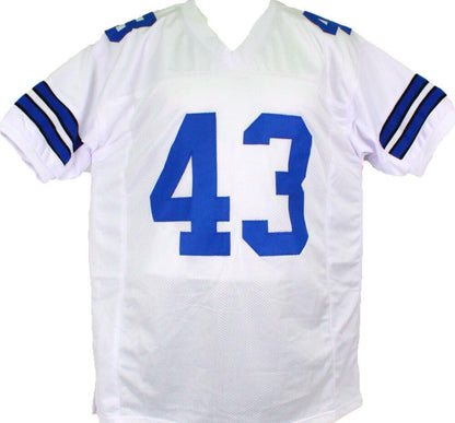 Cliff Harris Autographed White Custom Football Jersey