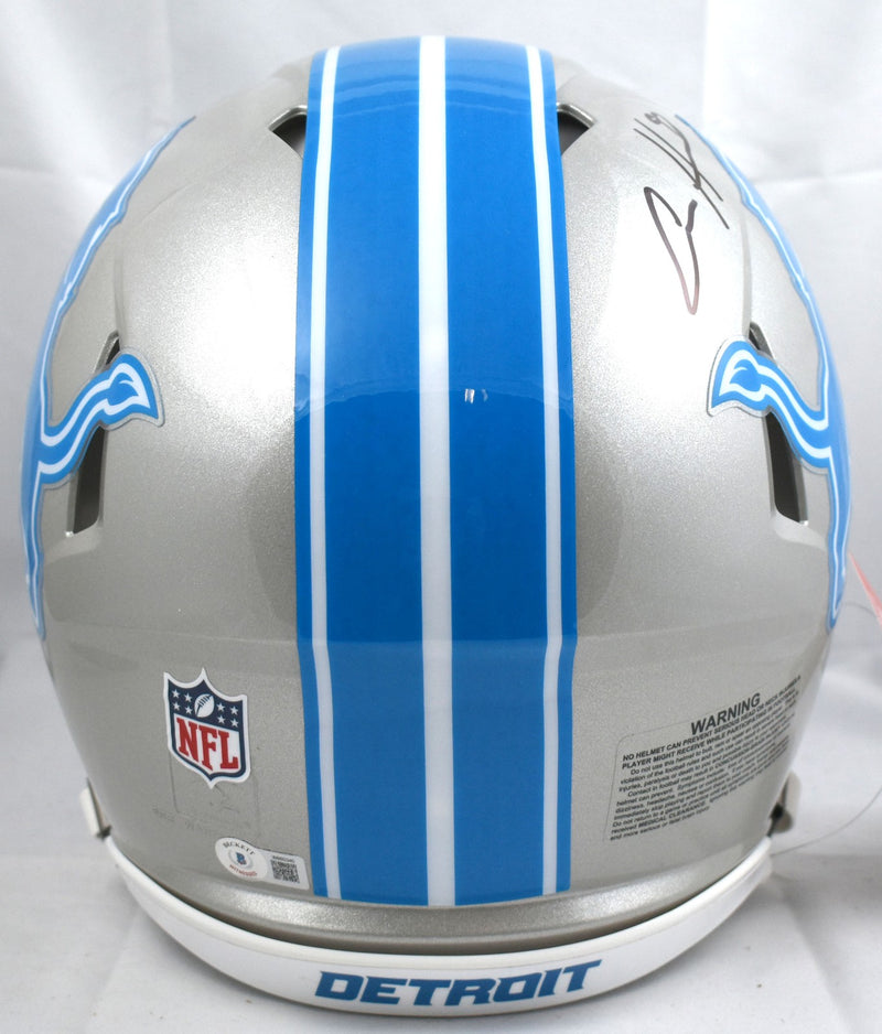 Aidan Hutchinson Autographed Detroit Lions Full Size Authentic Helmet