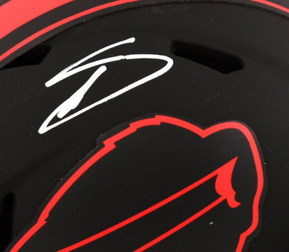 Stefon Diggs Signed Buffalo Bills Eclipse Speed Mini Helmet