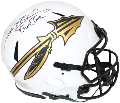 Deion Sanders Signed Florida State Full Size Authentic Lunar Helmet