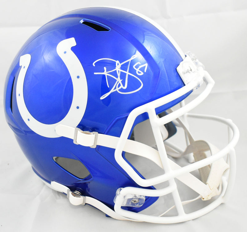 Reggie Wayne Autographed Indianapolis Colts Flash Speed Full Size Helmet