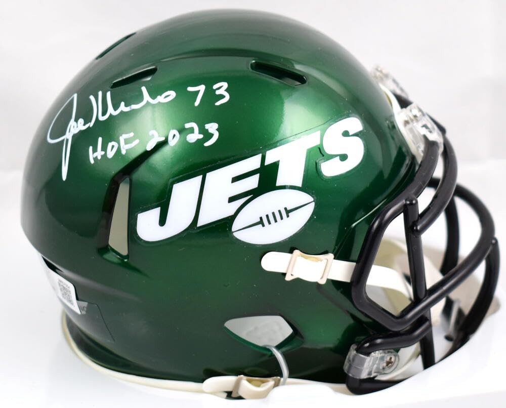 Joe Klecko Signed New York Jets Speed Mini Helmet - HOF 2023