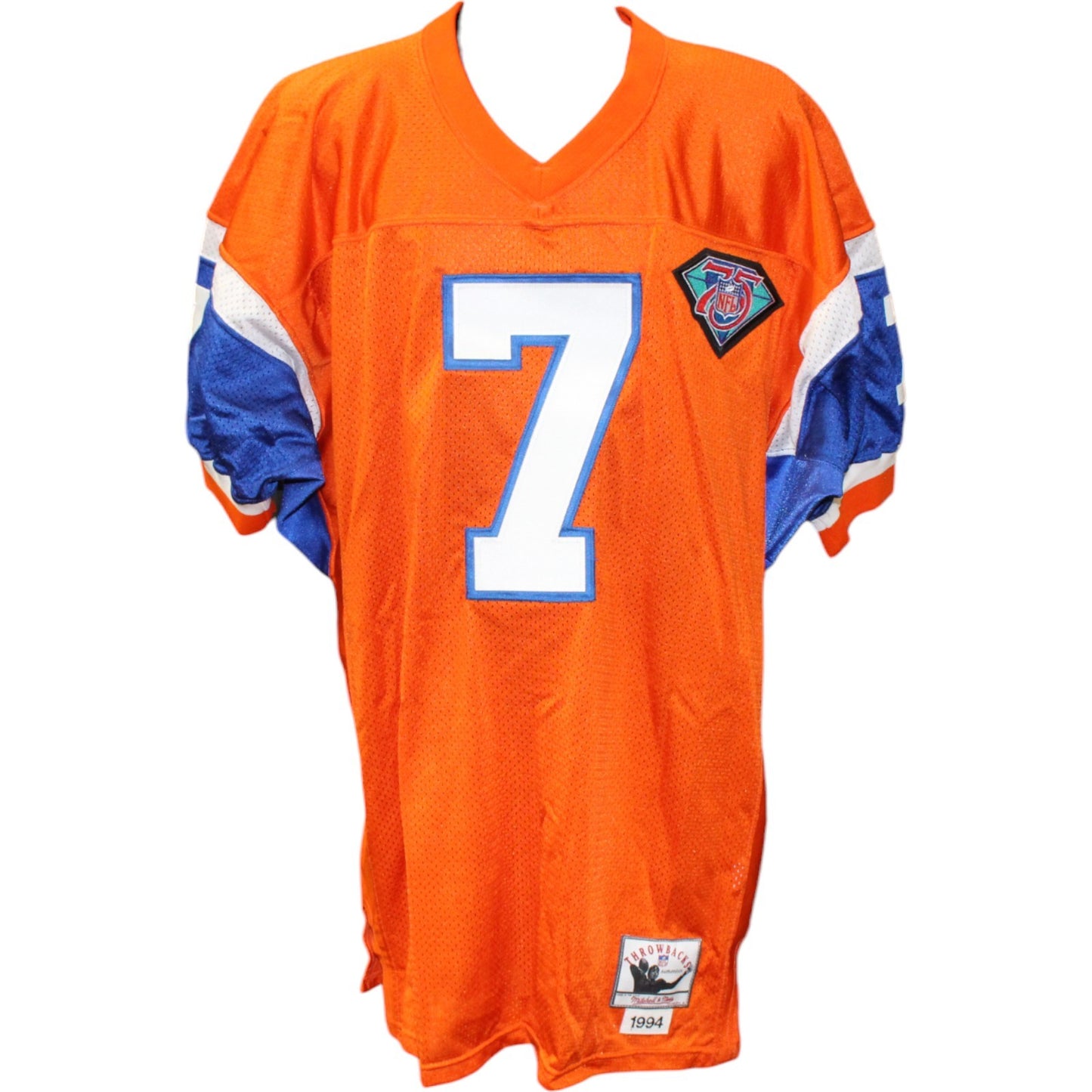 John Elway Signed Denver Broncos Mitchell & Ness Throwback Jersey