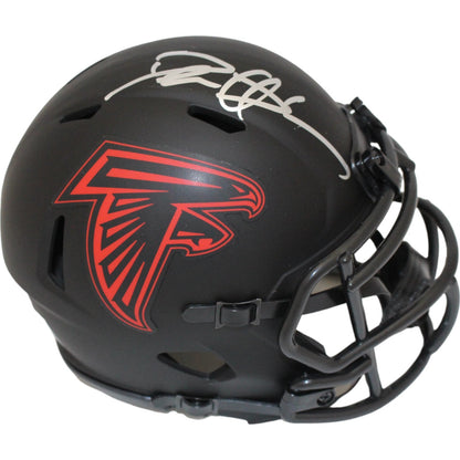Deion Sanders Autographed Atlanta Falcons Eclipse Mini Helmet