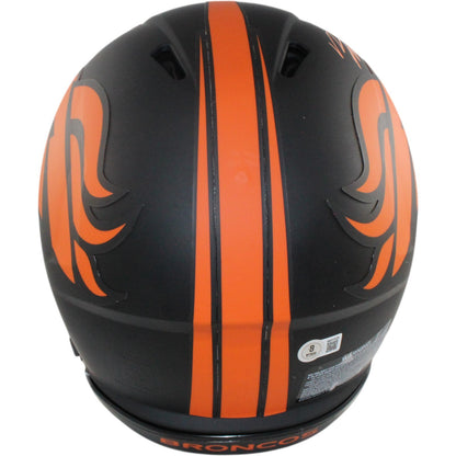 Bo Nix Denver Broncos Autographed Authentic Eclipse Full Size Helmet