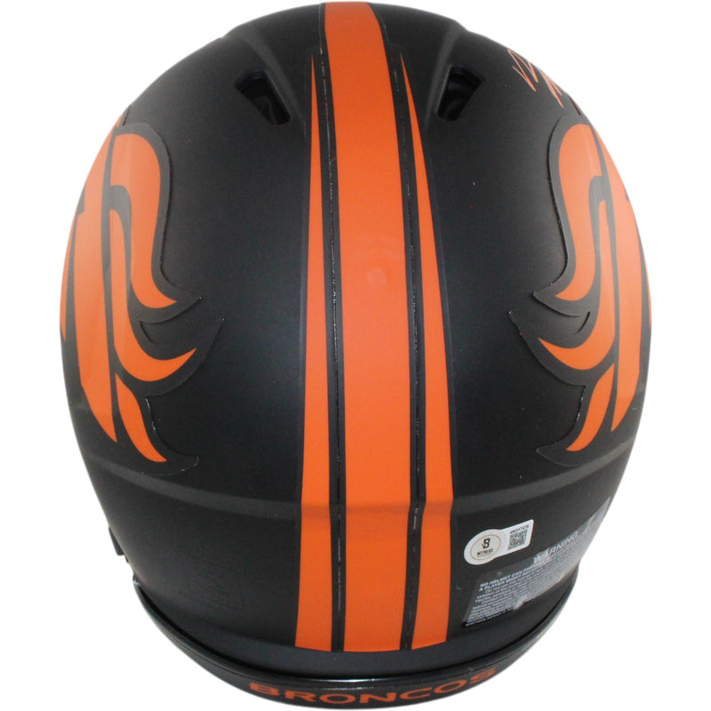 Bo Nix Denver Broncos Autographed Authentic Eclipse Full Size Helmet