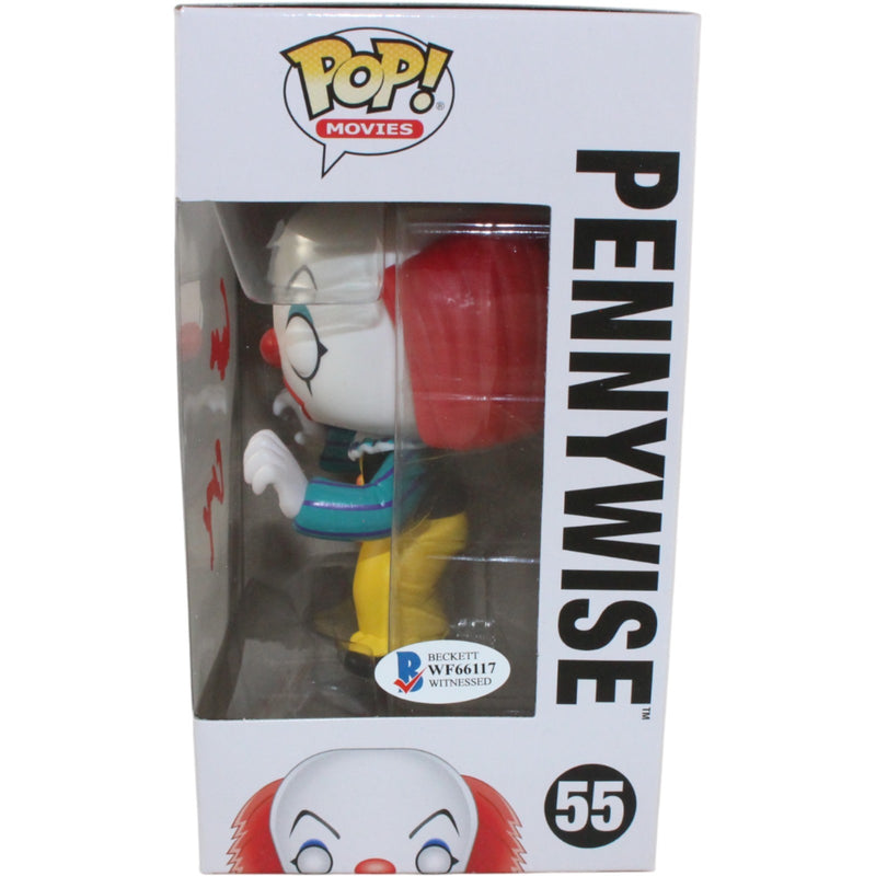 Tim Curry Autographed IT Pennywise Funko Pop! #55 (Beckett COA)