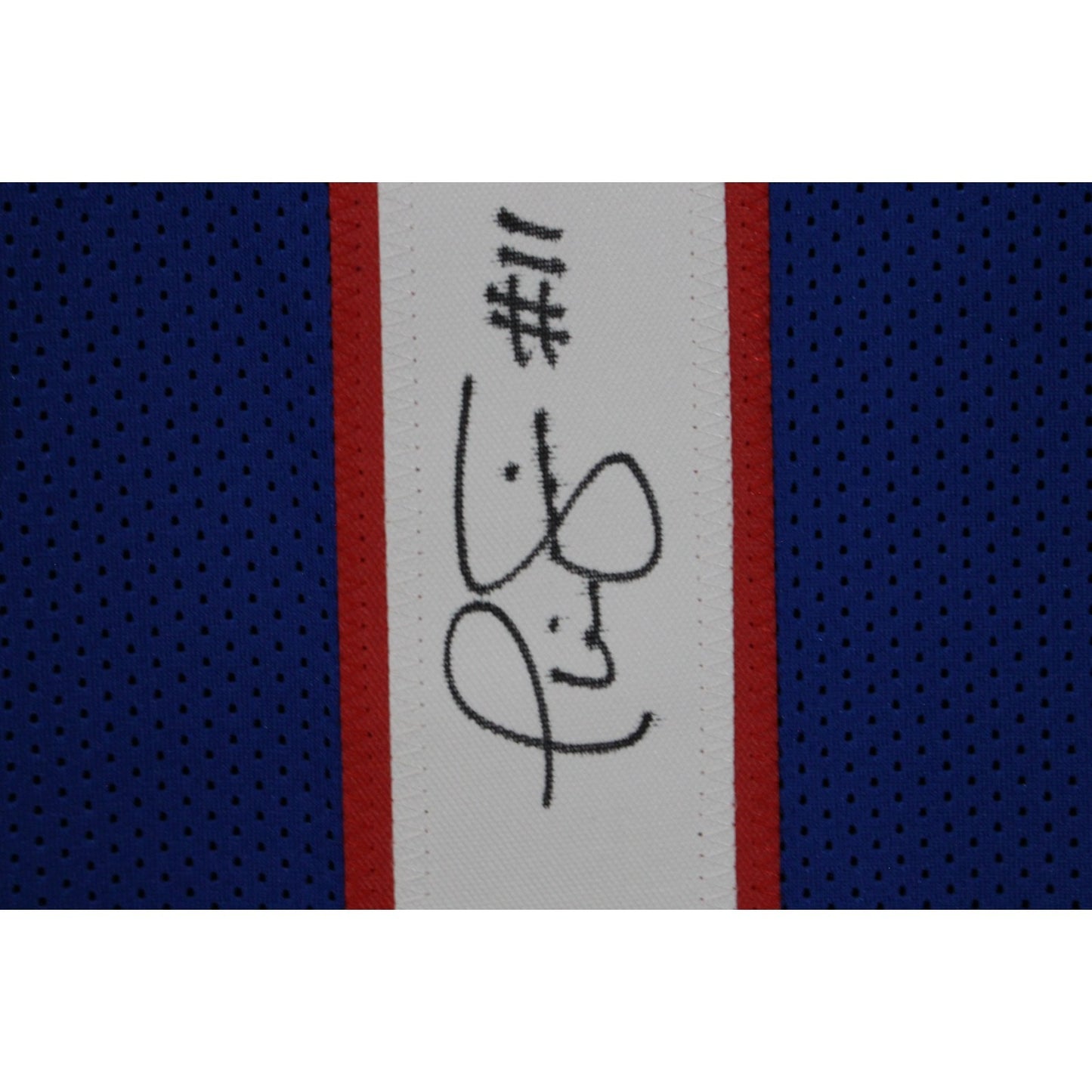 Phil Simms Autographed Custom Blue Football Jersey