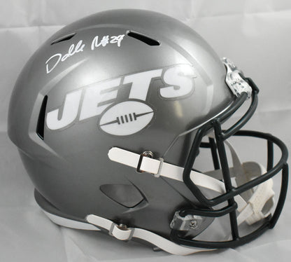 Darrelle Revis Signed New York Jets Flash Speed Full Size Helmet
