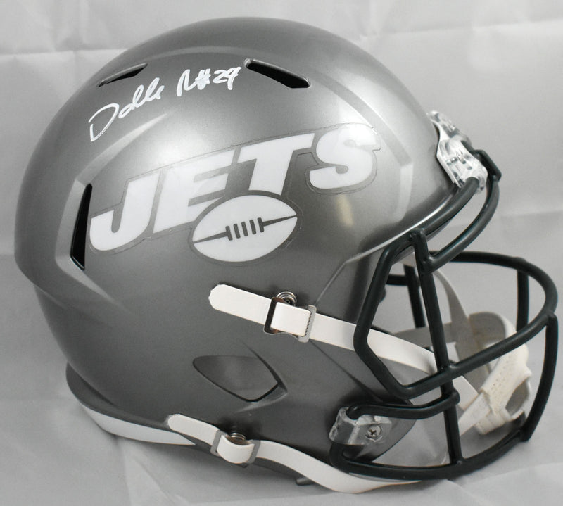 Darrelle Revis Signed New York Jets Flash Speed Full Size Helmet