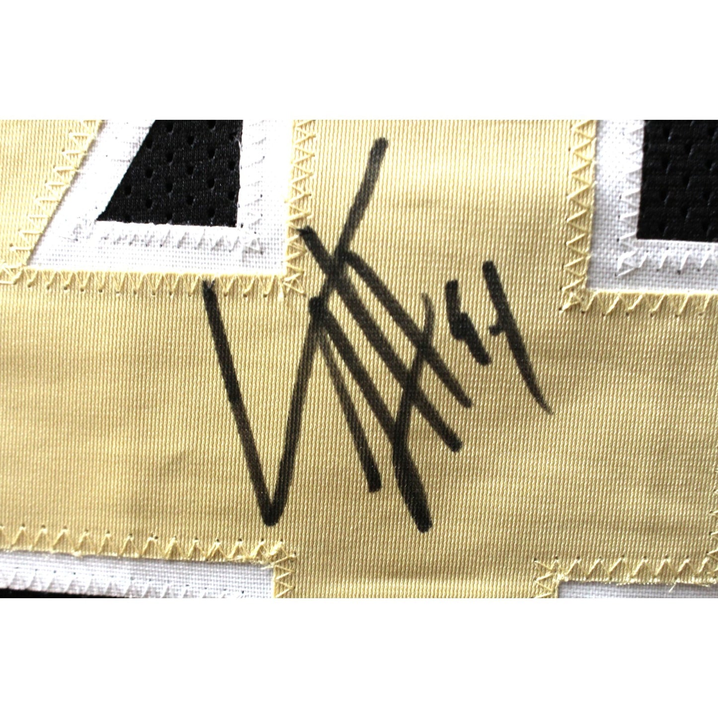 Cam Jordan Signed Black Custom Football Jersey (BAS COA)