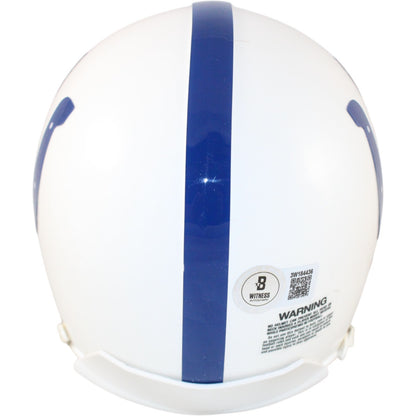 Edgerrin James Indianapolis Colts Autographed VSR4 Mini Helmet