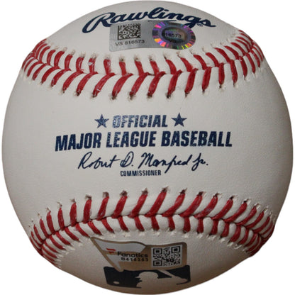 Jack Leiter Signed Texas Rangers Official Major League Baseball (#2 Pick)
