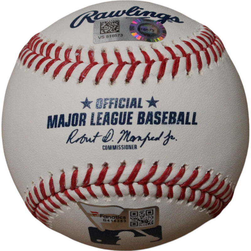 Jack Leiter Signed Texas Rangers Official Major League Baseball (#2 Pick)