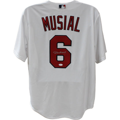 Stan Musial Signed St. Louis Cardinals Majestic Baseball Jersey