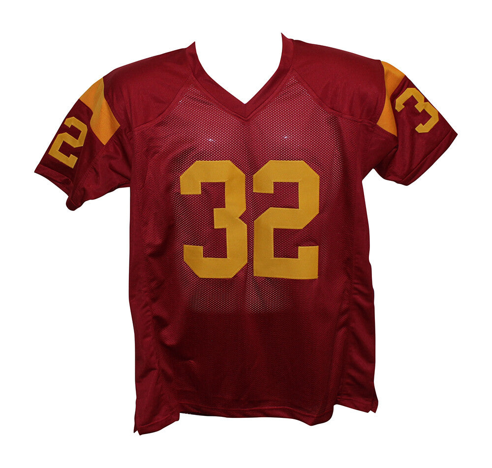 O.J. Simpson Autographed USC Trojans Custom Style Jersey - JSA COA