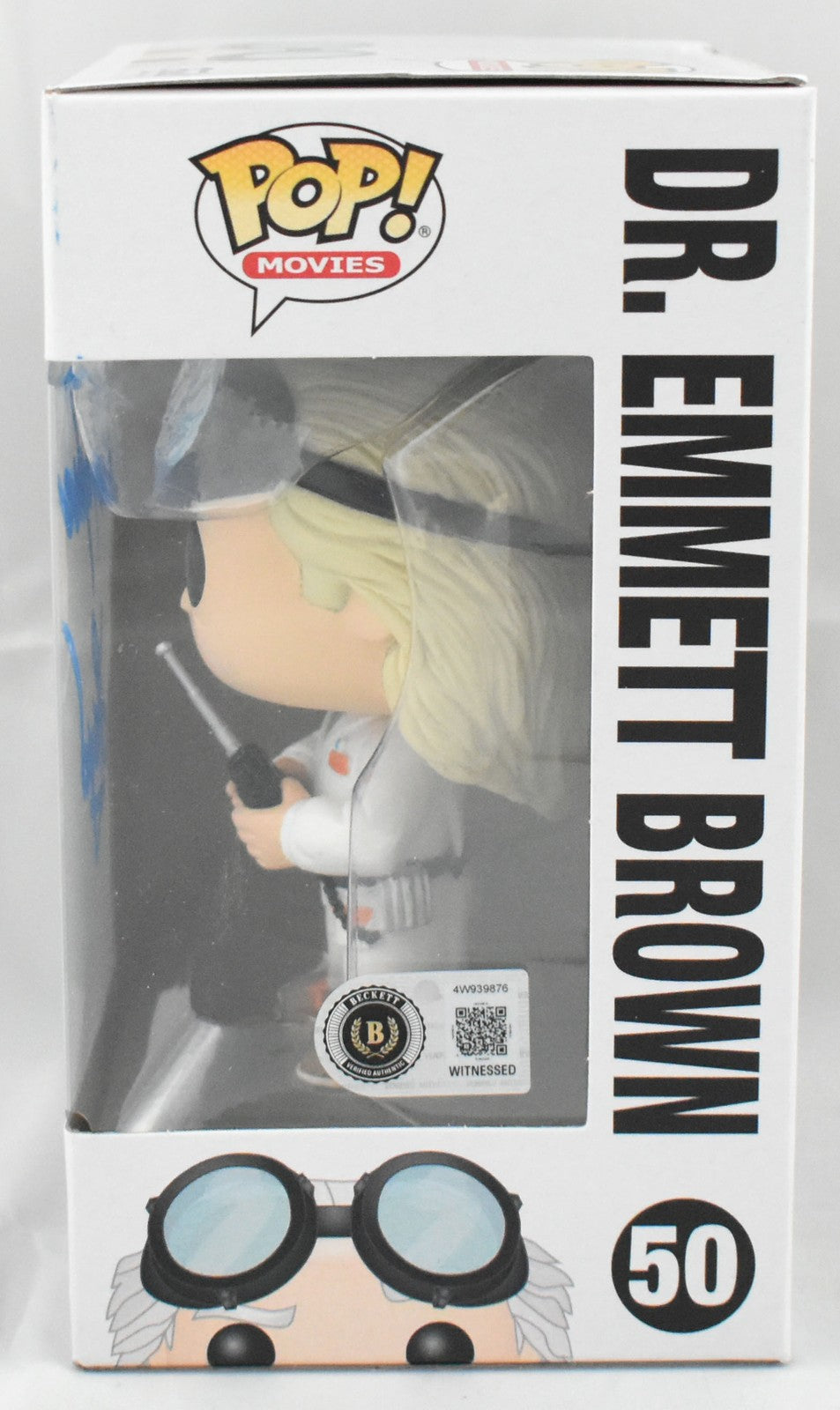 Christopher Lloyd Signed Dr. Emmett Brown Funko Pop #50