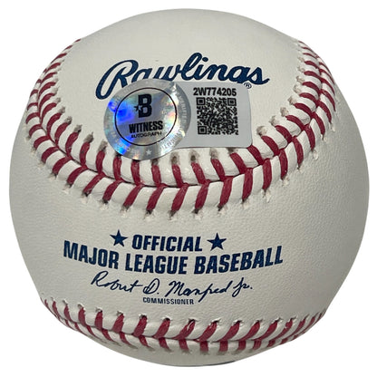 Fergie Jenkins Signed Official Major League Baseball (HOF 91) BAS