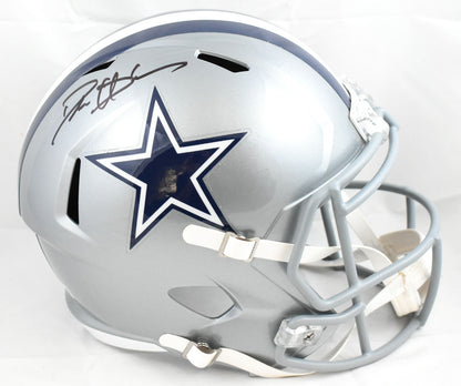 Deion Sanders Signed Dallas Cowboys Full Size Speed Helmet - Black
