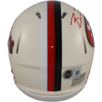 Brock Purdy Signed San Francisco 49ers Retro Mini Helmet