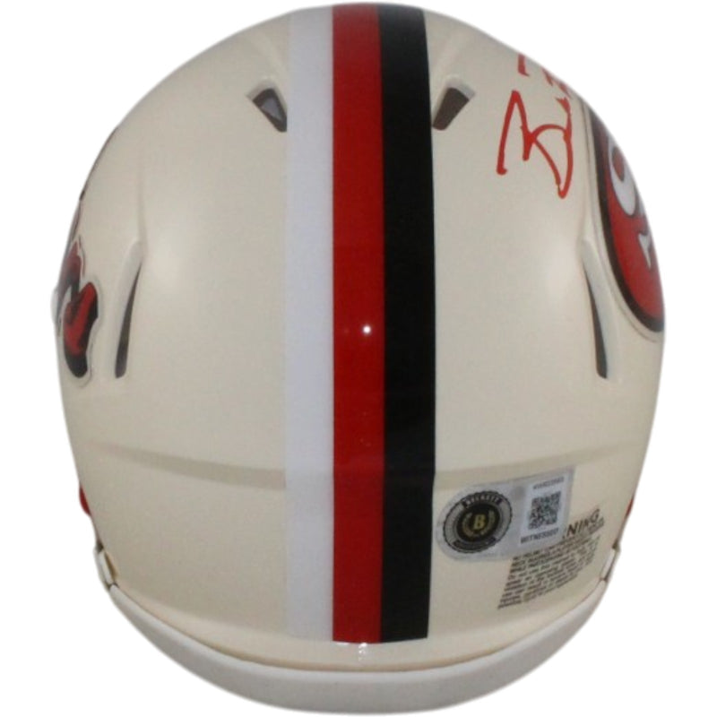 Brock Purdy Signed San Francisco 49ers Retro Mini Helmet