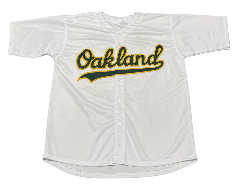 Jose Canseco Autographed Oakland Athletics Custom Jersey (2 Inscriptions)