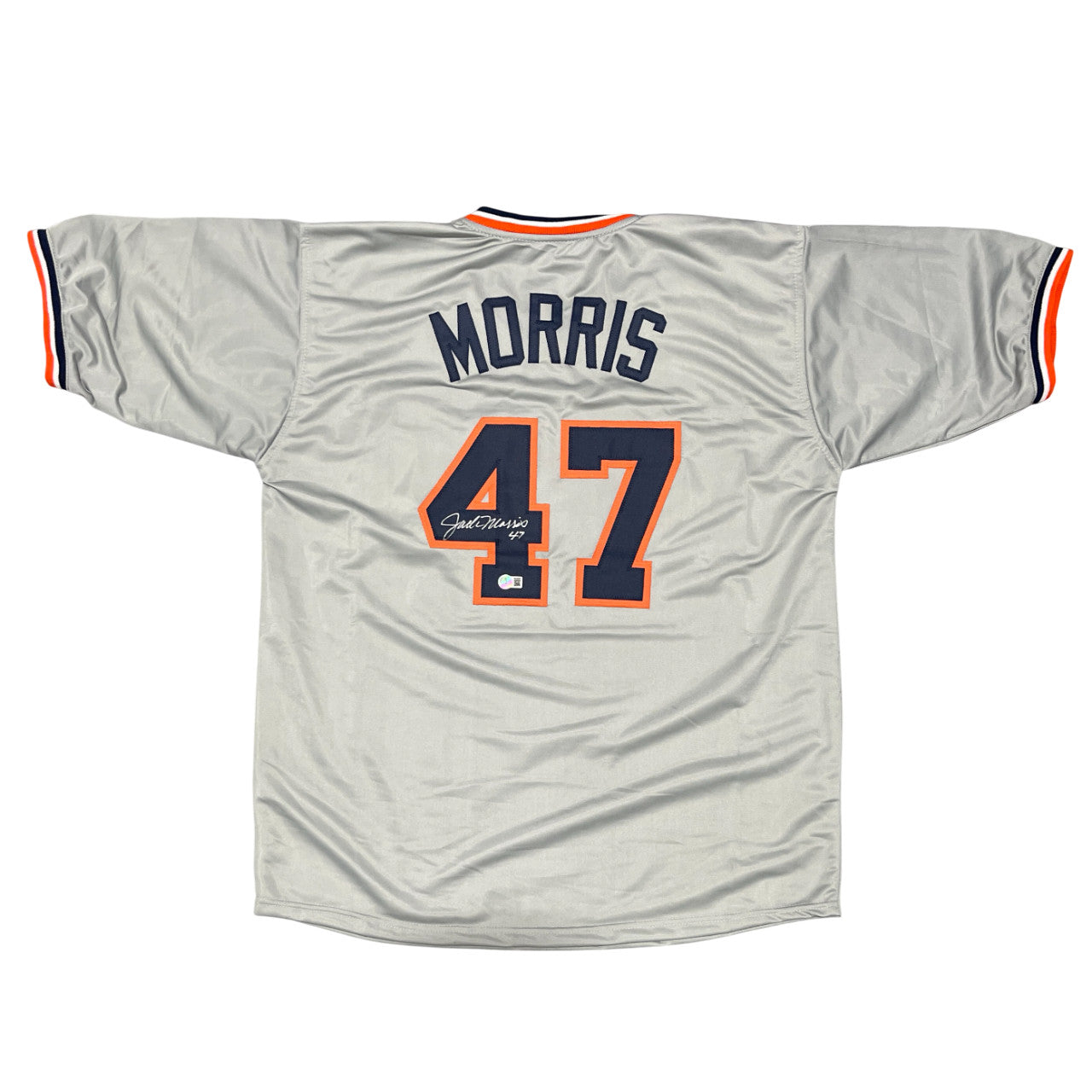 Jack Morris Signed Detroit Tigers Custom Jersey (#47 Inscription)