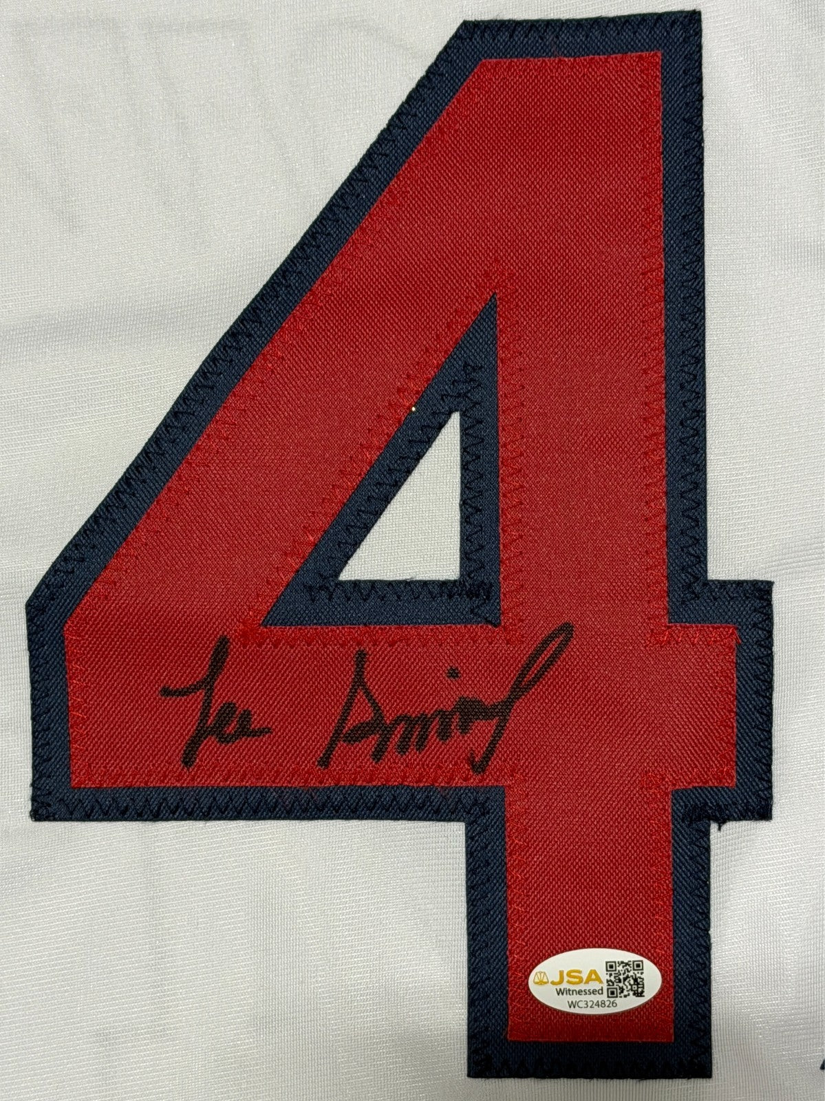 Lee Smith St. Louis Cardinals Signed Custom Baseball Jersey JSA COA