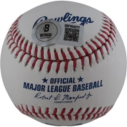 Edgar Martinez Signed Seattle Mariners Official Major League Baseball HOF