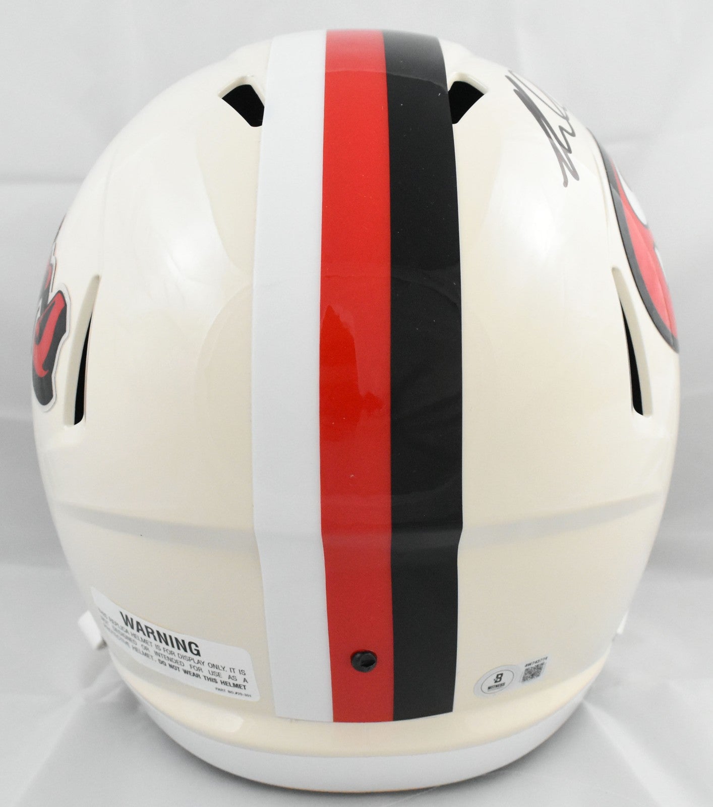 Mike Evans Autographed San Francisco 49ers Full Size Retro Speed Helmet