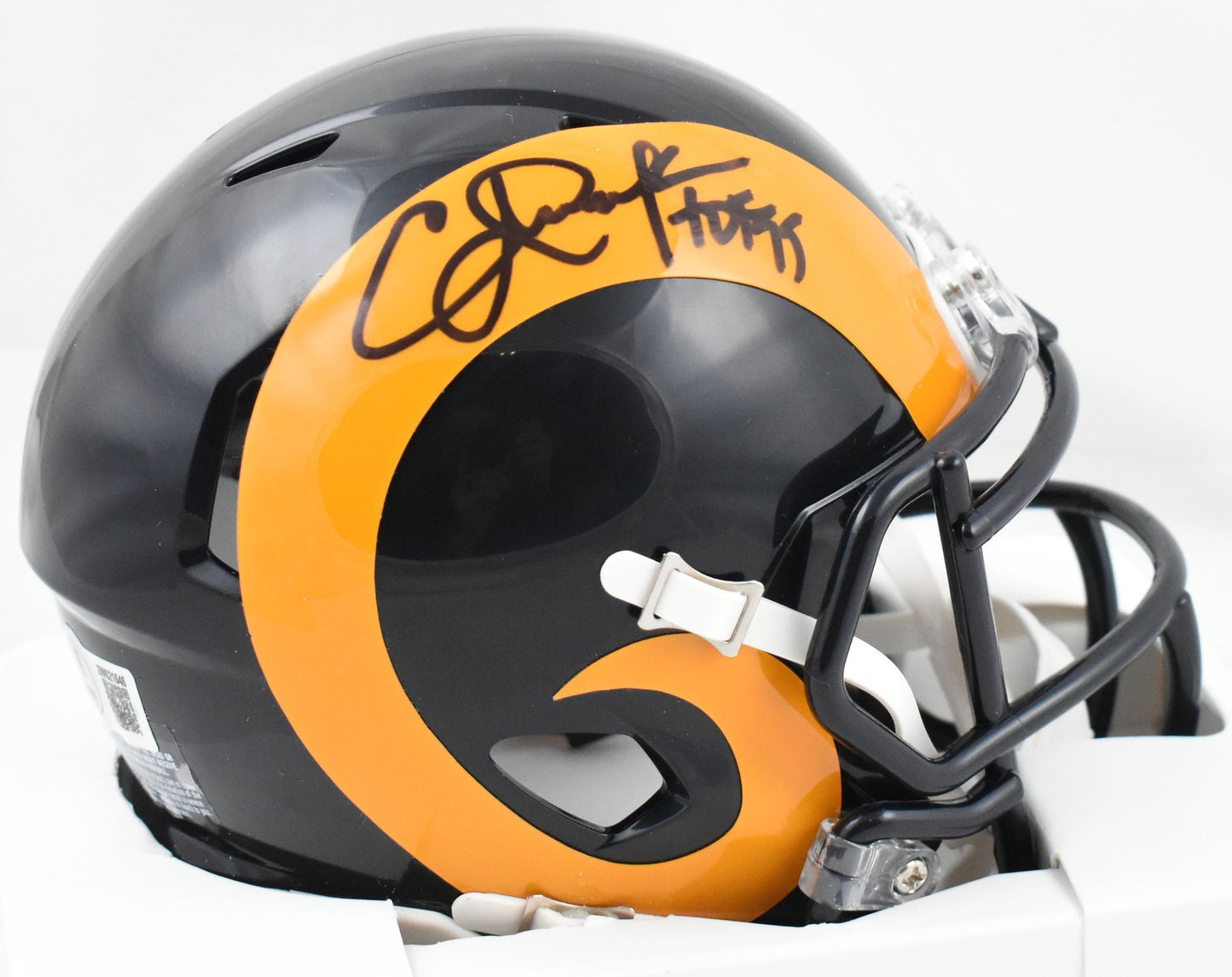 Eric Dickerson Signed Los Angeles Rams 1981-1999 Speed Mini Helmet