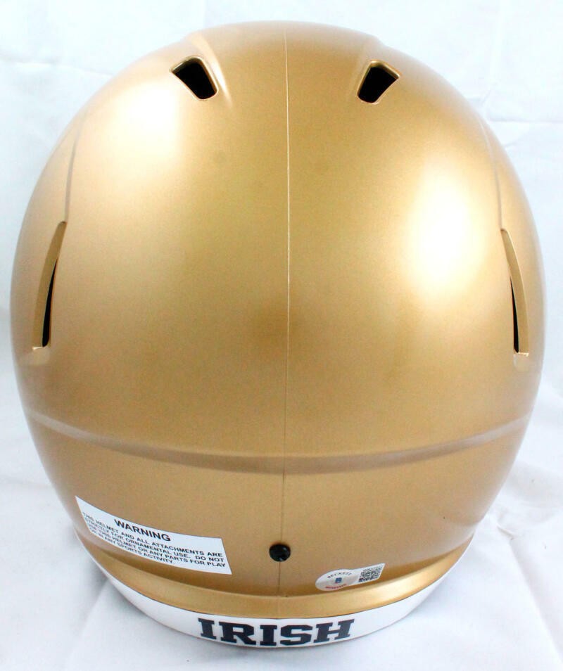 Chase Claypool Signed Notre Dame Fighting Irish Full Size Speed Helmet