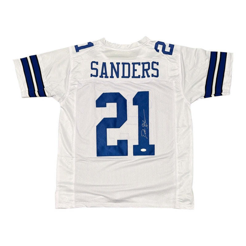 Deion Sanders Autographed Dallas Cowboys Custom Jersey