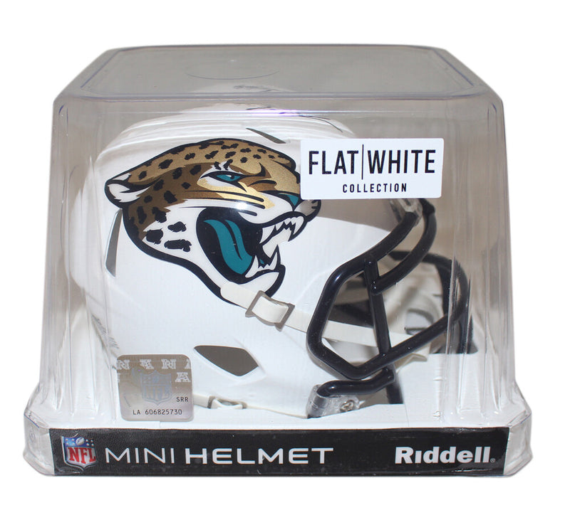Trevor Lawrence Jacksonville Jaguars Signed Flat White Mini Helmet